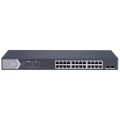 Комутатор 24 порти керований Hikvision DS-3E1526P-SI PoE купити.