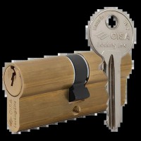 Циліндр латунь матова CISA LL 08010 90 (45*45)