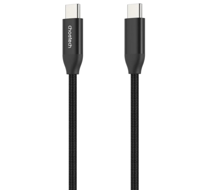 Кабель Choetech XCC-1036 2м Black USB-C to USB-C PD3.1 купити.