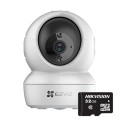 Комплект камера + карта пам'яті Ezviz H6c + Hikvision HS-TF-L2/32G купити.