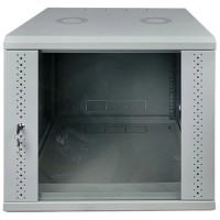 Шафа EServer 9U 600х350х503 стекло, серая