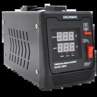 Стабілізатор напруги релейний 1xShuko, DC140-260V, AC220±8%, BOX Green Wave Mauser 1000VA (700Вт)