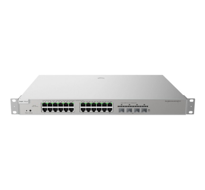Комутатор 24 порти керований Ruijie Reyee RG-NBS5100-24GT4SFP-P POE L3 купити.