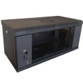 Шафа коммутаційна настінна розбірна чорна  Hypernet WMNC-350-4U-FLAT-BLACK купити.