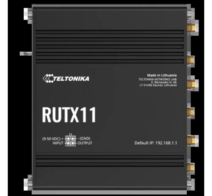 Промисловий стільниковий маршрутизатор Teltonika RUTX11 купити.