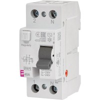 Реле диференційне (ПЗВ) ЕТІ 2р EFI6-P2 40/0,03 тип AC (6kA)