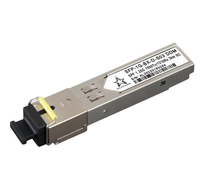 Модуль ALISTAR SFP-1G-BX-D-S03 SFP 1G 1SM WDM SC 3KM TX1550/RX1310nm DDM