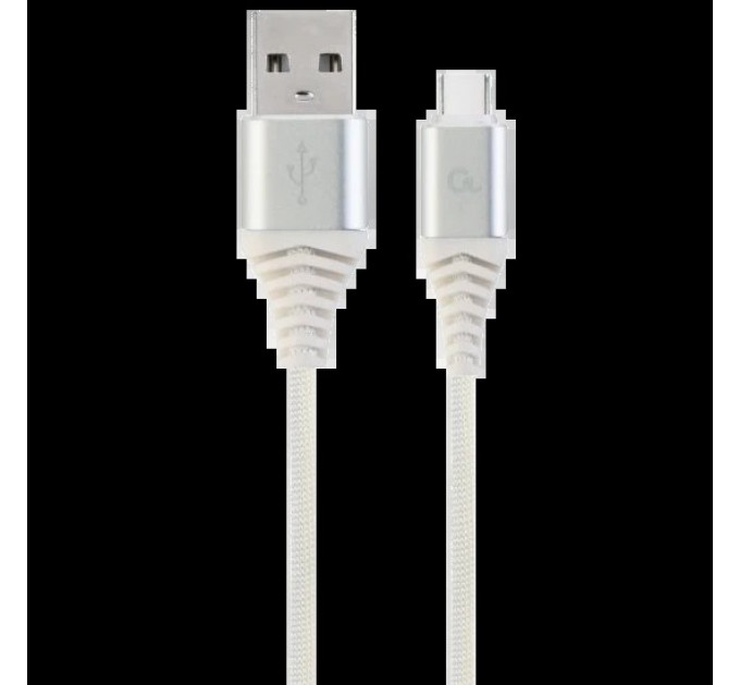 Кабель Cablexpert CC-USB2B-AMCM-2M-BW2 USB А - USB C 2м купити.