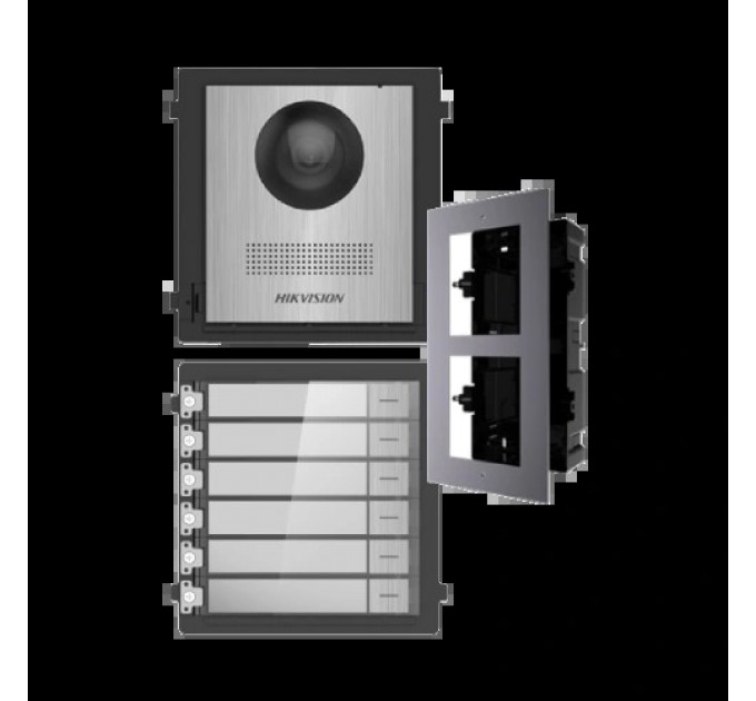 Комплект модулів Hikvision DS-KD8003-IME1NS + DS-KD-ACF2/Plastic + DS-KD-KK/S купити.