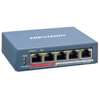 4-портовий керований POE комутатор Hikvision Hikvision DS-3E1105P-EI