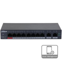 Комутатор 8 портів керований Dahua DH-CS4010-8ET-110 PoE Комутатор 8 портів керований Dahua DH-CS4010-8ET-110 PoE
