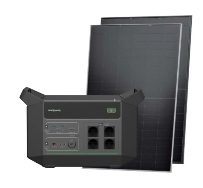 Система автономного живлення однофазна HYXiPower HYX-EA2500 + JINKO JKM445N-54HL4R-V 445 Вт купити.