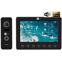 Комплект відеодомофона NeoLight NeoKIT HD WF B/Black (KAPPA+ HD WF + PRIME FHD)