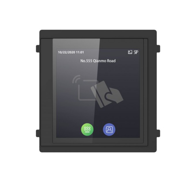 Модуль сенсорного дисплея Hikvision DS-KD-TDE купити.