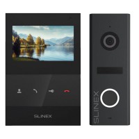 Комплект відеодомофону Slinex SQ-04 Black + ML-17HR Graphite
