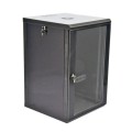 Шафа 19"18U, 600x600x907мм (Ш*Г*В), економ, акрилове скло, чорна  UA-MGSWL186B купити.