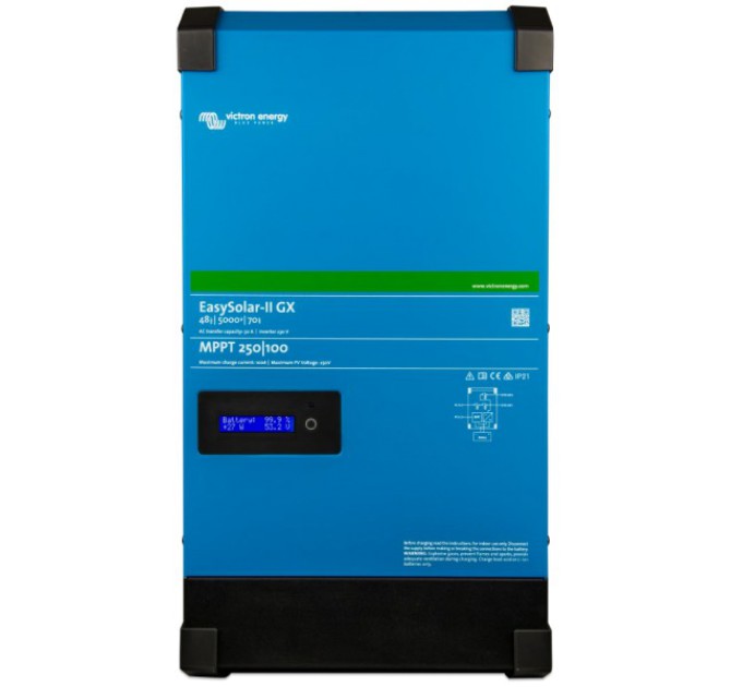 Інвертор Victron Energy EasySolar-II 48/5000/70-50 MPPT 250/100 GX однофазный чистая синусоида купити.