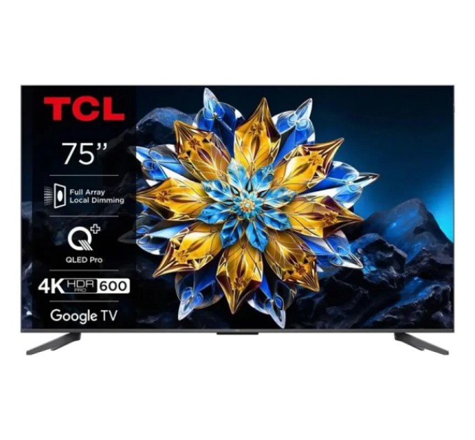 Телевізор TCL 75C69BPRO Pro 4K Smart Google TV Titan ONKYO купити.