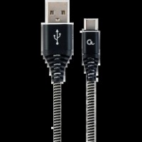 Кабель Cablexpert CC-USB2B-AMCM-1M-BW USB 2.0 2А