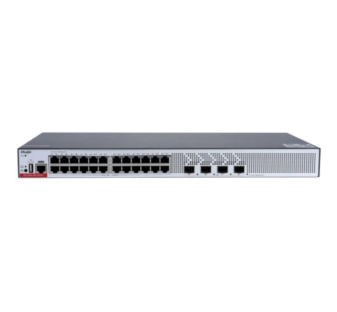 Комутатор 24 порти керований Ruijie RG-CS83-24GT4XS-P L3 POE купити.