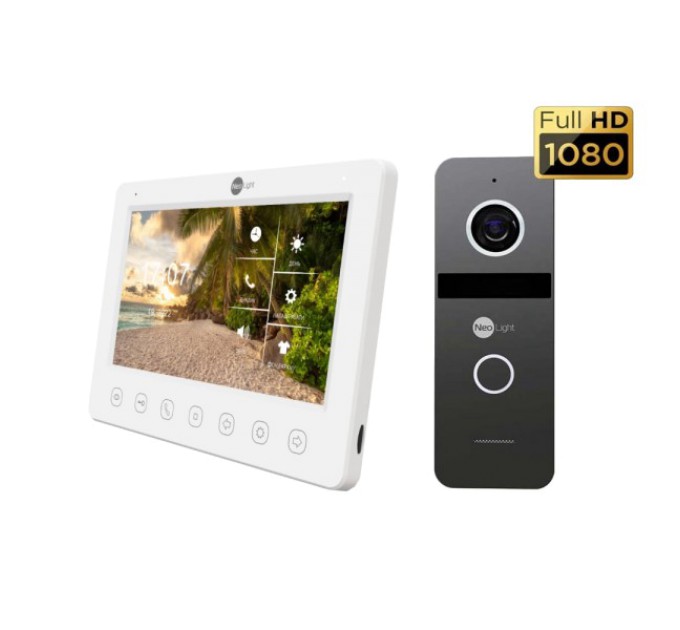 Комплект відеодомофона Neolight KAPPA HD KIT Graphite купити.
