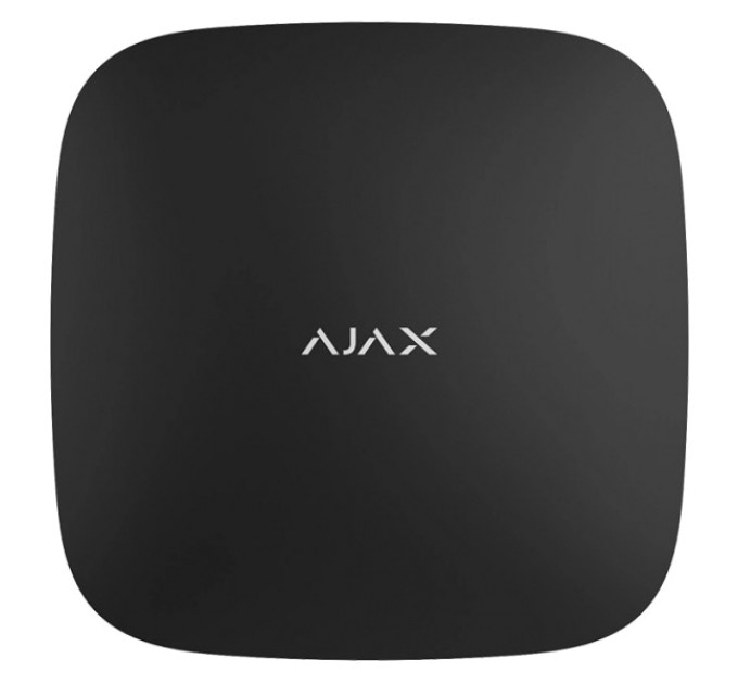 Інтелектуальний центр системи безпеки Ajax з підтримкою датчиків з фотофіксацією Ajax Ajax Hub 2 4G (8EU/ECG) black
