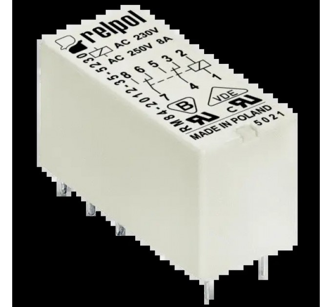 Електромагнітне реле RELPOL RM 84-2012-35-1012 (12В) купити.