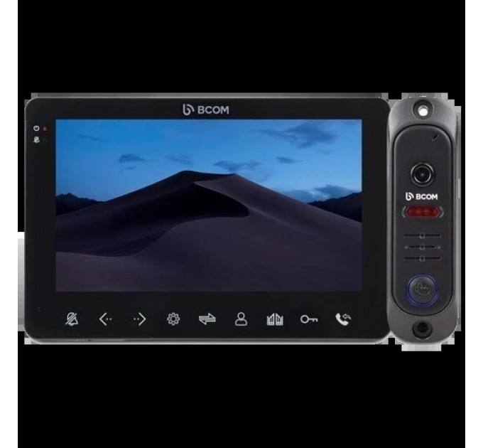 Комплект відеодомофона BCOM BD-780M Black Kit