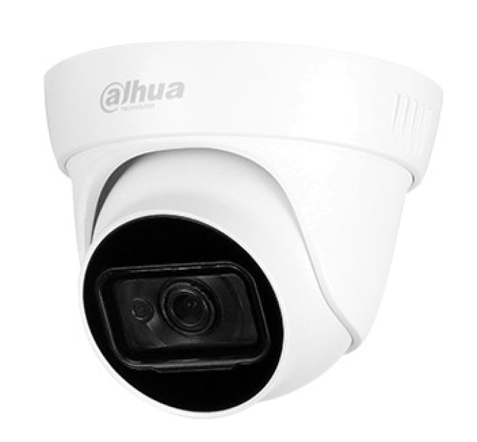 4МП HDCVI відеокамера Dahua з ІК підсвічуванням Dahua DH-HAC-HDW1400TLP-A (2.8 мм)