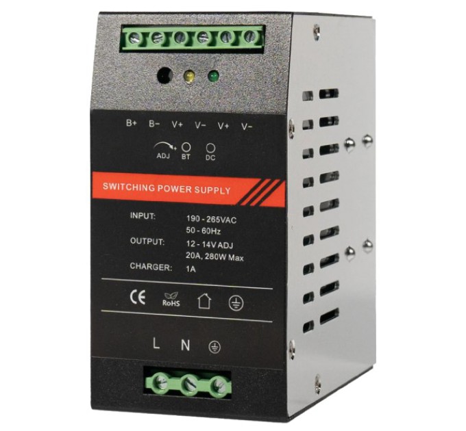 Джерело безперебійного живлення Kraft PSU-1220DIN(P) купити.