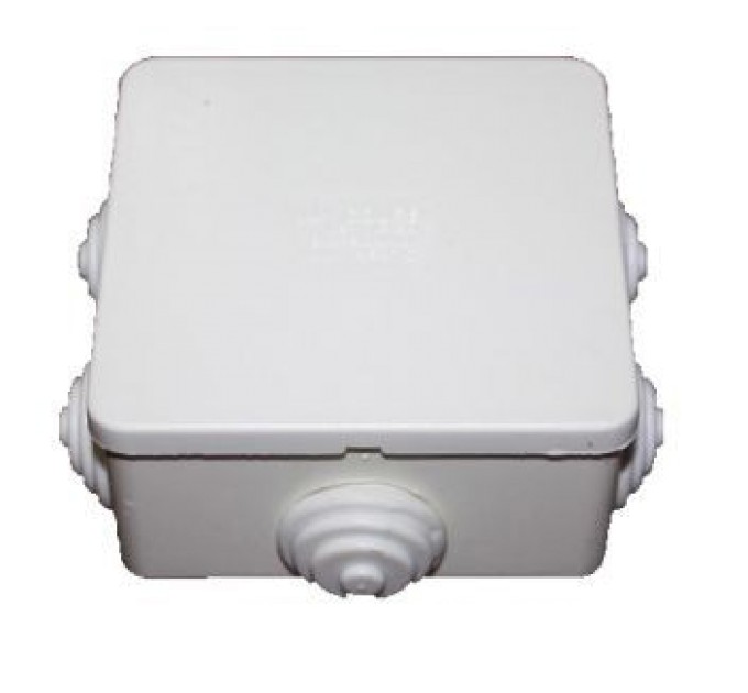 Коробка розподільна COURBI 80x80x40 белая