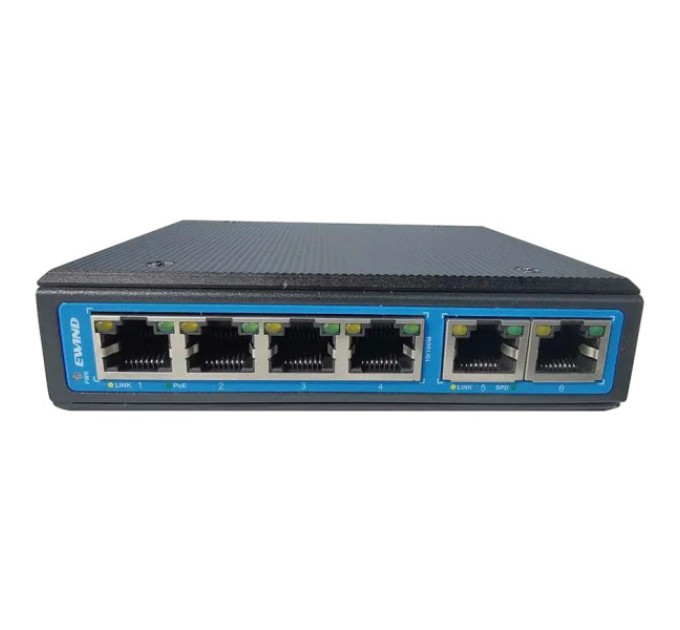 Комутатор 4 порти некерований Ewind EW-PIS1706FE купити.