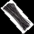 Хомут чорний Courbi 370х7,6 (100шт) купити.