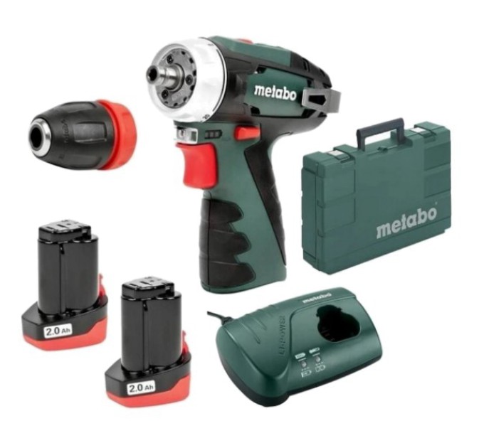 Акумуляторний дриль-шурупокрут Metabo PowerMaxx BS Quick Basic (600156500)