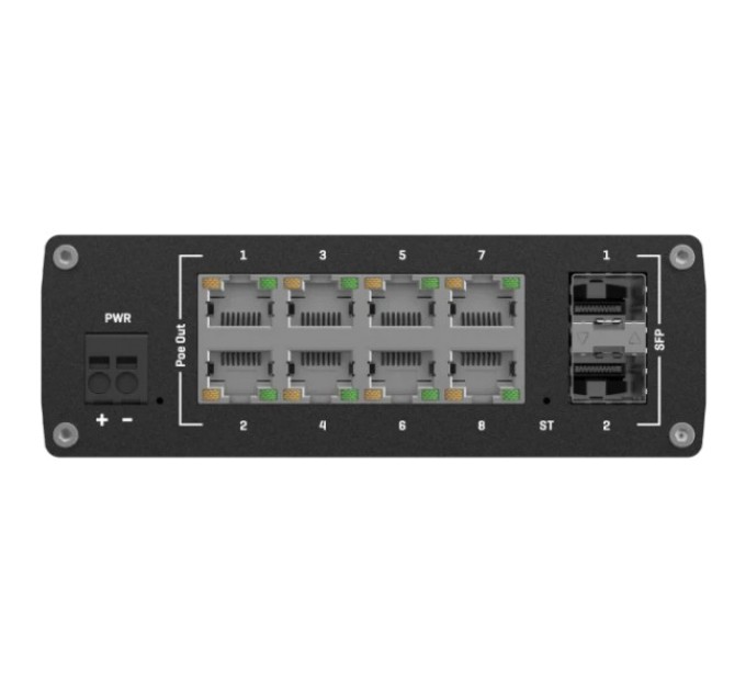 Комутатор 8 портів керований Teltonika TSW202 PoE+ купити.