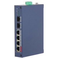 Комутатор 6 портів керований Dahua DH-CHS4206-4ET-90 PoE