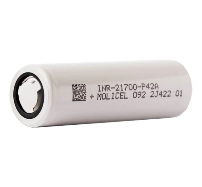 Акумулятор літій-іонний INR-21700-P42A Molicel grade А 4200м•Ач купити.