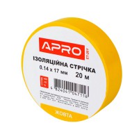 Iзоляцiйна стрiчка жовта  APRO 0.14х17 мм 20 м
