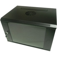Шафа коммутаційна настінна 9U 600x450  Hypernet WMNC-9U-FLAT-AC-BLACK