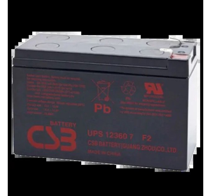 Акумуляторна батарея CSB UPS12360 12V7Ah