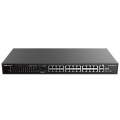 Комутатор 24 порти некерований Ruijie Reyee RG-ES126S-LP V2 PoE купити.