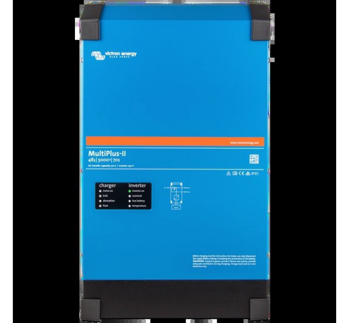 Інвертор VictronEnergy MultiPlus-II 48/5000/70-50 однофазный чистая синусоида купити.