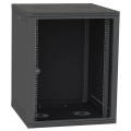 Шафа серверна IPCOM СН-15U 600х450 стекло RAL9005 купити.