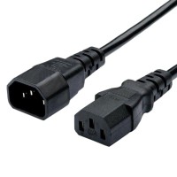 Шнур живлення Kingda Kingda С13-C14, 1.8 м, 1.0 мм2