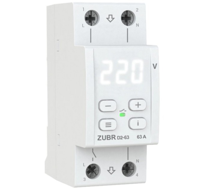Реле напруги ZUBR D2-63 купити.