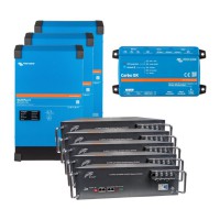 Сисетма безперебійного живлення3 фази, 12кВт, 25кВт●год VictronEnergy MultiPlus-II + Ritar R-LFP51.2V100AH