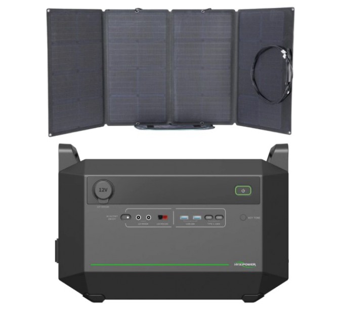 Система автономного живлення однофазна HYXiPower HYX-EA1000 +  EcoFlow 110W купити.