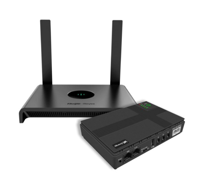 Комплект VIA Energy Mini UPS та RG-EW300N