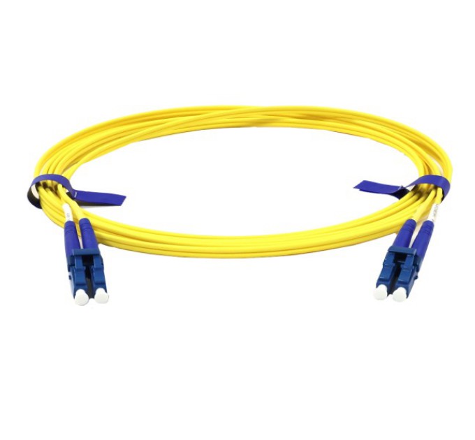 Патчкорд оптичний CMS LC/UPC-LC/UPC SM 1м Duplex Slim купити.