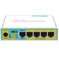 5-портовий маршрутизатор MikroTik MikroTik hEX PoE lite (RB750UPr2)
